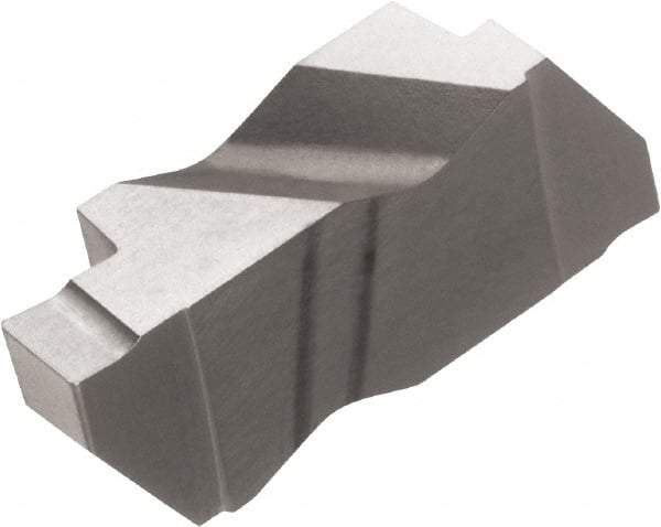 Kyocera - 2094KCGP Grade PR1215, 3/32" Cutting Width Carbide Grooving Insert - 0.11" Max Depth of Cut, Left Hand, 0.008" Corner Radius, Megacoat Finish - Apex Tool & Supply