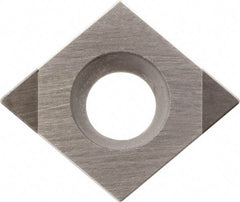 Kyocera - CCMW32.52 Grade KBN510 CBN Turning Insert - Uncoated, 80° Diamond, 3/8" Inscr Circle, 5/32" Thick, 1/32" Corner Radius - Apex Tool & Supply