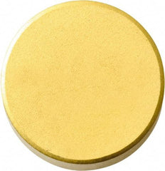 Kyocera - RNM32 Grade KBN900 CBN Turning Insert - TiN Finish, Round, 3/8" Inscr Circle, 1/8" Thick - Apex Tool & Supply