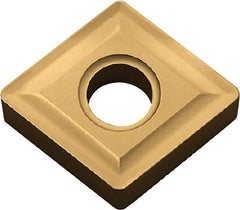 Kyocera - CNMG432 Grade CA510 Carbide Turning Insert - TiCN/Al2O3/TiN Finish, 80° Diamond, 1/2" Inscr Circle, 3/16" Thick, 1/32" Corner Radius - Apex Tool & Supply