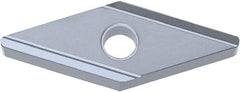 Kyocera - VNGG330.5 Grade PV720 Cermet Turning Insert - TiCN (Megacoat Nano) Finish, 35° Diamond, 3/8" Inscr Circle, 3/16" Thick, 0.008" Corner Radius - Apex Tool & Supply
