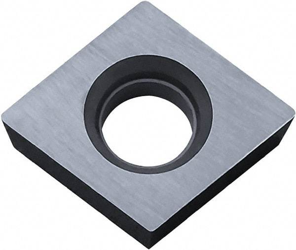 Kyocera - CPMB320.5 Grade KW10 Carbide Turning Insert - Uncoated, 80° Diamond, 3/8" Inscr Circle, 1/8" Thick, 0.008" Corner Radius - Apex Tool & Supply