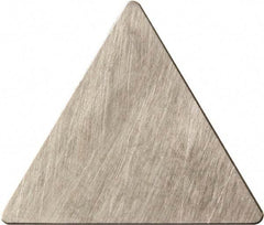 Kyocera - TPG221 Grade KW10 Carbide Turning Insert - Uncoated, 60° Triangle, 1/4" Inscr Circle, 1/8" Thick, 1/64" Corner Radius - Apex Tool & Supply