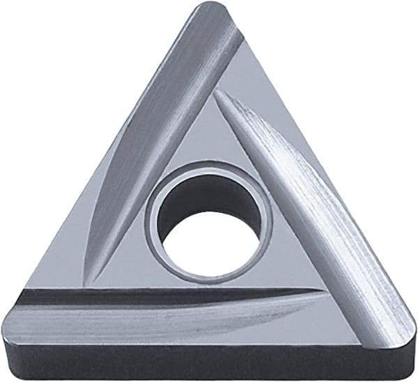 Kyocera - TNGG330.5 B Grade PR930 Carbide Turning Insert - TiCN Finish, 60° Triangle, 3/8" Inscr Circle, 3/16" Thick, 0.008" Corner Radius - Apex Tool & Supply
