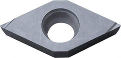 Kyocera - DCGT32.50.5 F Grade PR930 Carbide Turning Insert - TiCN Finish, 55° Diamond, 3/8" Inscr Circle, 5/32" Thick, 0.008" Corner Radius - Apex Tool & Supply