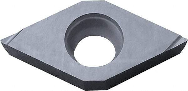 Kyocera - DCGT21.50.5 F Grade PR930 Carbide Turning Insert - TiCN Finish, 55° Diamond, 1/4" Inscr Circle, 3/32" Thick, 0.008" Corner Radius - Apex Tool & Supply
