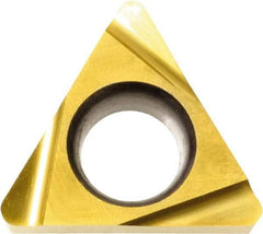 Kyocera - TBGT1.210.2 Grade KW10 Carbide Turning Insert - Uncoated, 60° Triangle, 5/32" Inscr Circle, 1/16" Thick, 0.004" Corner Radius - Apex Tool & Supply