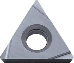 Kyocera - TPGH220.5 Grade PV720 Cermet Turning Insert - TiCN (Megacoat Nano) Finish, 60° Triangle, 1/4" Inscr Circle, 1/8" Thick, 0.008" Corner Radius - Apex Tool & Supply