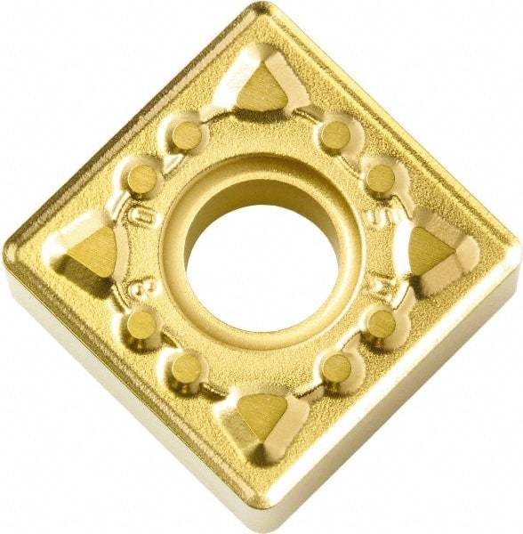 Kyocera - SNMG433 MS Grade CA6525 Carbide Turning Insert - TiCN/Al2O3/TiN Finish, 90° Square, 1/2" Inscr Circle, 3/16" Thick, 3/64" Corner Radius - Apex Tool & Supply