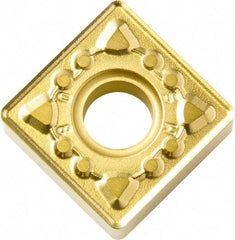 Kyocera - SNMG433 MS Grade CA6525 Carbide Turning Insert - TiCN/Al2O3/TiN Finish, 90° Square, 1/2" Inscr Circle, 3/16" Thick, 3/64" Corner Radius - Apex Tool & Supply