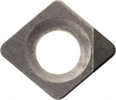 Kyocera - CCMW32.51 Grade KBN510 CBN Turning Insert - Uncoated, 80° Diamond, 3/8" Inscr Circle, 5/32" Thick, 1/64" Corner Radius - Apex Tool & Supply