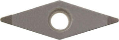 Kyocera - VBGW330.5 Grade KBN510 CBN Turning Insert - Uncoated, 35° Diamond, 3/8" Inscr Circle, 3/16" Thick, 0.008" Corner Radius - Apex Tool & Supply