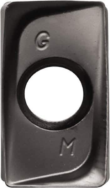 Kyocera - LOMU150504 GM Grade PR1535 Carbide Milling Insert - Megacoat Nano Finish, 5.6mm Thick, 0.4mm Corner Radius - Apex Tool & Supply