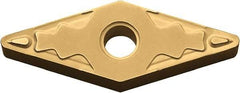 Kyocera - VNMG331 HQ Grade PV720 Cermet Turning Insert - TiCN (Megacoat Nano) Finish, 35° Diamond, 3/8" Inscr Circle, 3/16" Thick, 1/64" Corner Radius - Apex Tool & Supply