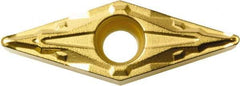 Kyocera - VCMT331 PP Grade CA530 Carbide Turning Insert - TiCN/Al2O3/TiN Finish, 35° Diamond, 3/8" Inscr Circle, 3/16" Thick, 1/64" Corner Radius - Apex Tool & Supply
