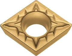 Kyocera - CPMT2.51.51 XP Grade CA530 Carbide Turning Insert - TiCN/Al2O3/TiN Finish, 80° Diamond, 5/16" Inscr Circle, 3/32" Thick, 1/64" Corner Radius - Apex Tool & Supply