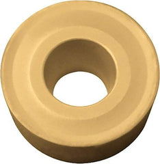 Kyocera - RCMX1003M0 Grade TN60 Cermet Turning Insert - Uncoated, Round, 10mm Inscr Circle, 1/8" Thick - Apex Tool & Supply