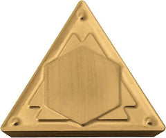 Kyocera - TPMR222 HQ Grade CA525 Carbide Turning Insert - TiCN/Al2O3/TiN Finish, 60° Triangle, 1/4" Inscr Circle, 1/8" Thick, 1/32" Corner Radius - Apex Tool & Supply