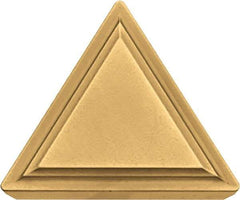 Kyocera - TPMR222 Grade CA525 Carbide Turning Insert - TiCN/Al2O3/TiN Finish, 60° Triangle, 1/4" Inscr Circle, 1/8" Thick, 1/32" Corner Radius - Apex Tool & Supply