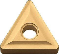 Kyocera - TNMG433 Grade CA530 Carbide Turning Insert - TiCN/Al2O3/TiN Finish, 60° Triangle, 1/2" Inscr Circle, 3/16" Thick, 3/64" Corner Radius - Apex Tool & Supply