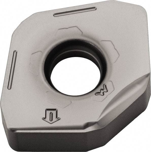 Kyocera - PNEU1205 W Grade PR1510 Carbide Milling Insert - Megacoat Nano Finish, 5.56mm Thick - Apex Tool & Supply
