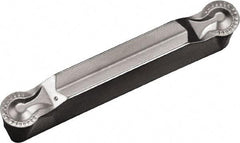 Kyocera - 4020GDM CM Grade PR1535, 4mm Cutting Width Carbide Grooving Insert - Neutral, 2mm Corner Radius, Megacoat Nano Finish - Apex Tool & Supply