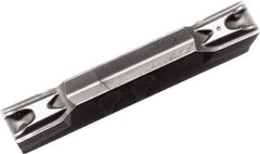 Kyocera - 3020GDM GL Grade PR1215, 3mm Cutting Width Carbide Grooving Insert - Neutral, 0.2mm Corner Radius, Megacoat Finish - Apex Tool & Supply
