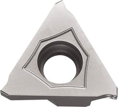 Kyocera - 43GBA MY Grade TN6020, 3.5mm Cutting Width Cermet Grooving Insert - 5mm Max Depth of Cut, Right Hand, 0.3mm Corner Radius, TiCN Finish - Apex Tool & Supply