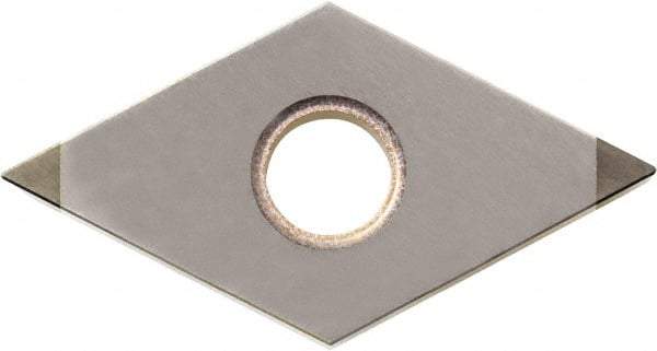 Kyocera - DNGA432 Grade KBN05M CBN Turning Insert - Megacoat Finish, 55° Diamond, 1/2" Inscr Circle, 3/16" Thick, 1/32" Corner Radius - Apex Tool & Supply