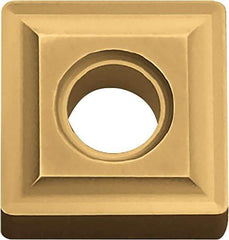 Kyocera - SNMG433 Grade CA525 Carbide Turning Insert - TiCN/Al2O3/TiN Finish, 90° Square, 1/2" Inscr Circle, 3/16" Thick, 3/64" Corner Radius - Apex Tool & Supply