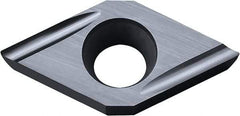 Kyocera - DCET32.50.5 USF Grade TN60 Cermet Turning Insert - Uncoated, 55° Diamond, 3/8" Inscr Circle, 5/32" Thick, 0.008" Corner Radius - Apex Tool & Supply