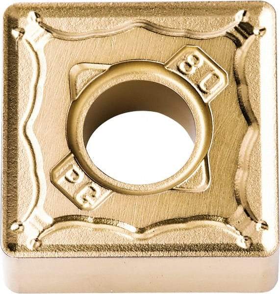 Kyocera - SNMG432 PG Grade PR1535 Carbide Turning Insert - Megacoat Nano Finish, 90° Square, 1/2" Inscr Circle, 3/16" Thick, 1/32" Corner Radius - Apex Tool & Supply
