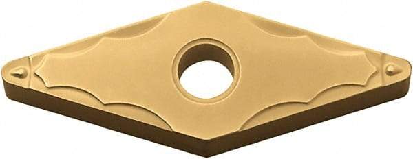 Kyocera - VNMG331 GP Grade CA530 Carbide Turning Insert - TiCN/Al2O3/TiN Finish, 35° Diamond, 3/8" Inscr Circle, 3/16" Thick, 1/64" Corner Radius - Apex Tool & Supply