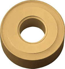 Kyocera - RNMG43 Grade CA525 Carbide Turning Insert - TiCN/Al2O3/TiN Finish, Round, 1/2" Inscr Circle, 3/16" Thick - Apex Tool & Supply