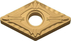 Kyocera - DNMG431 XP Grade CA525 Carbide Turning Insert - TiCN/Al2O3/TiN Finish, 55° Diamond, 1/2" Inscr Circle, 3/16" Thick, 1/64" Corner Radius - Apex Tool & Supply