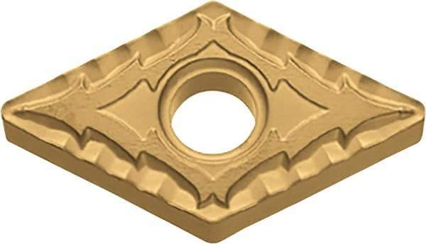 Kyocera - DNMG433 CQ Grade CA515 Carbide Turning Insert - TiCN/Al2O3/TiN Finish, 55° Diamond, 1/2" Inscr Circle, 3/16" Thick, 3/64" Corner Radius - Apex Tool & Supply