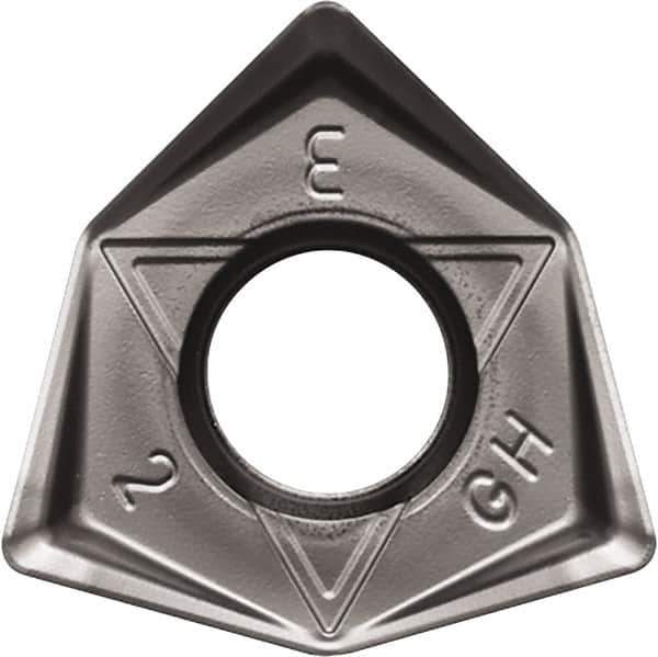 Kyocera - WNMU080608 GH Grade PR1510 Carbide Milling Insert - Megacoat Nano Finish, 6.65mm Thick, 0.8mm Corner Radius - Apex Tool & Supply