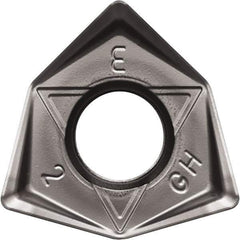 Kyocera - WNMU080608 GH Grade PR1510 Carbide Milling Insert - Megacoat Nano Finish, 6.65mm Thick, 0.8mm Corner Radius - Apex Tool & Supply