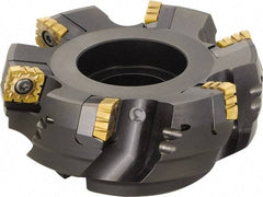 Kyocera - 315mm Cut Diam, 47.63mm Arbor Hole, 12mm Max Depth of Cut, 75° Indexable Chamfer & Angle Face Mill - 14 Inserts, SPMT1806 Insert, Right Hand Cut, 14 Flutes, Series MSRS15 - Apex Tool & Supply