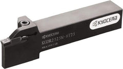 Kyocera - KGD, External, Left Hand, 5.9944mm Max Depth of Cut, 1.9812 to 3mm Groove Width, Indexable Grooving Tool Holder - Multiple Insert Compatibility, 20mm Shank Height, 20mm Shank Width, 125mm OAL - Apex Tool & Supply