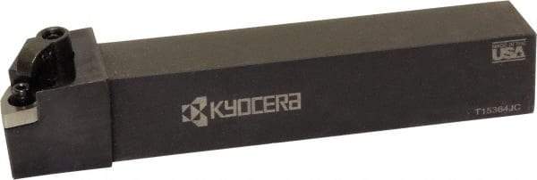 Kyocera - MWLN, Left Hand Cut, 95° Lead Angle, 1" Shank Height x 1" Shank Width, Negative Rake Indexable Turning Toolholder - 6" OAL, WN.. 43.. Insert Compatibility, Series MWLN - Apex Tool & Supply