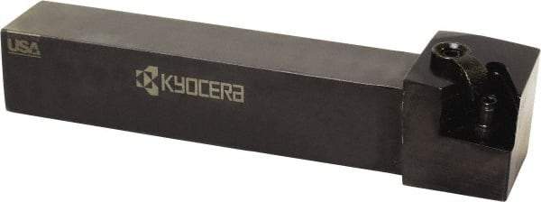 Kyocera - MTGN, Right Hand Cut, 90° Lead Angle, 1" Shank Height x 1" Shank Width, Negative Rake Indexable Turning Toolholder - 6" OAL, TN.. 43.. Insert Compatibility, Series MTGN - Apex Tool & Supply