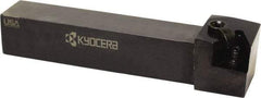 Kyocera - MTGN, Right Hand Cut, 90° Lead Angle, 3/4" Shank Height x 3/4" Shank Width, Negative Rake Indexable Turning Toolholder - 4-1/2" OAL, TN.. 33.. Insert Compatibility, Series MTGN - Apex Tool & Supply