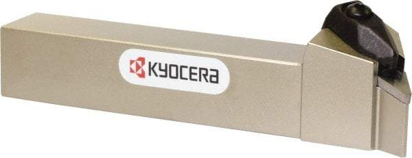 Kyocera - DVPN, Left Hand Cut, 117.50° Lead Angle, 20mm Shank Height x 20mm Shank Width, Negative Rake Indexable Turning Toolholder - 125mm OAL, VN.. 33 Insert Compatibility, Series DVPN - Apex Tool & Supply