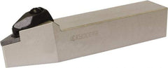 Kyocera - DVVN, Neutral Cut, 72.50° Lead Angle, 25mm Shank Height x 25mm Shank Width, Negative Rake Indexable Turning Toolholder - 150mm OAL, VN.. 33 Insert Compatibility, Series DVVN - Apex Tool & Supply