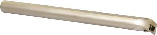 Kyocera - 16mm Min Bore Diam, 150mm OAL, 12mm Shank Diam, A-SDZC-AE Indexable Boring Bar - 16mm Max Bore Depth, DCGT 215.., DCGT 325.., DCGW 215.., DCGW 325.., DCMT 215.., DCMT 325.., DCMW 215.., DCMW 325.. Insert, Screw Holding Method - Apex Tool & Supply