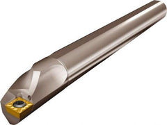 Kyocera - 0.93" Min Bore Diam, 10" OAL, 3/4" Shank Diam, A/S-SCLC-AE Indexable Boring Bar - 1.417" Max Bore Depth, CCET 32.5.., CCGT 32.5.., CCGW 32.5.., CCMT 32.5.., CCMW 32.5.. Insert, Screw Holding Method - Apex Tool & Supply