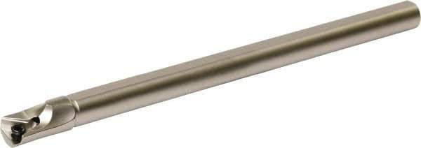 Kyocera - 1.28" Min Bore Diam, 12" OAL, 1" Shank Diam, A/S-STLB(P)-AE Indexable Boring Bar - 1.811" Max Bore Depth, TPGB 32.., TPGH 32.., TPMH 32.., TPMT 32.. Insert, Screw Holding Method - Apex Tool & Supply