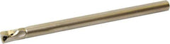 Kyocera - 0.392" Min Bore Diam, 5" OAL, 0.312" Shank Diam, A/S-STLB(P)-AE Indexable Boring Bar - 0.63" Max Bore Depth, TBGT 121.., TBGW 121.., TBMT 121.. Insert, Screw Holding Method - Apex Tool & Supply