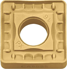 Kyocera - SNMM432 PX Grade CA530 Carbide Turning Insert - TiCN/Al2O3/TiN Finish, 90° Square, 1/2" Inscr Circle, 3/16" Thick, 1/32" Corner Radius - Apex Tool & Supply